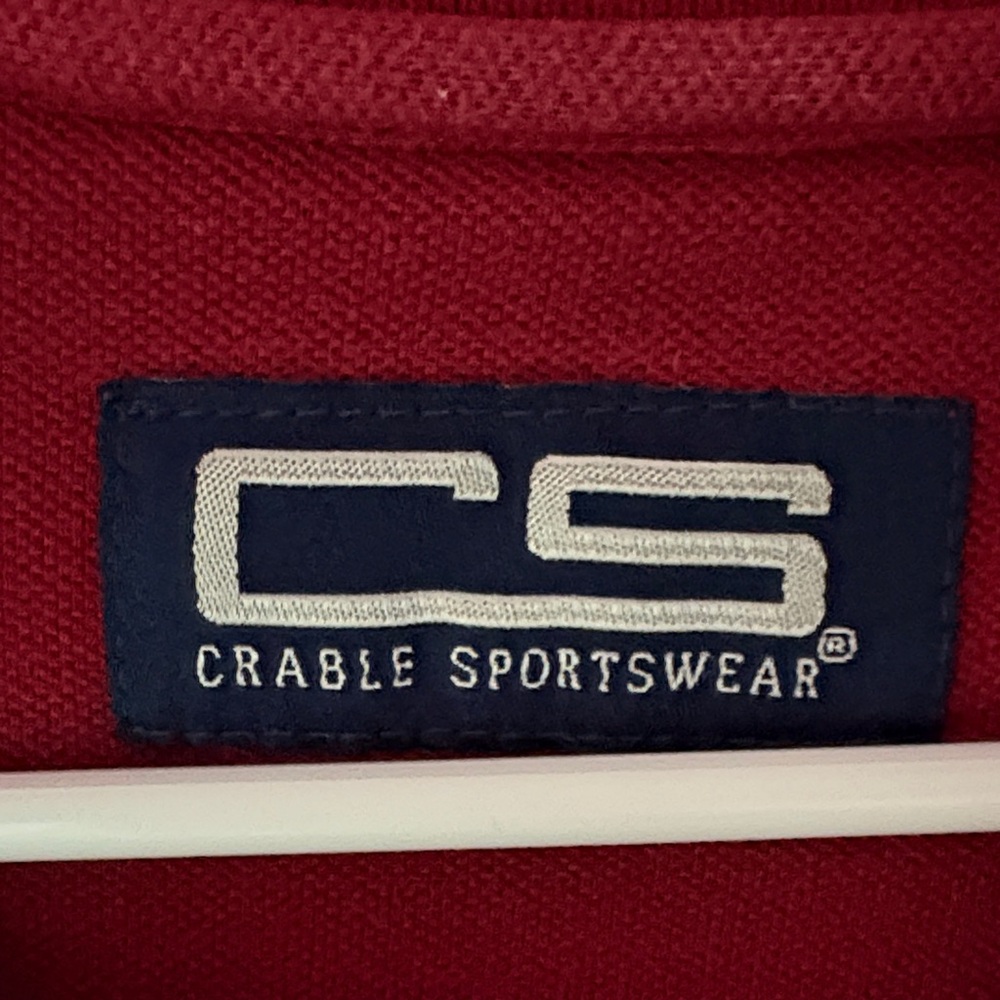 Crable Sportswear Men's Red Polo Shirt